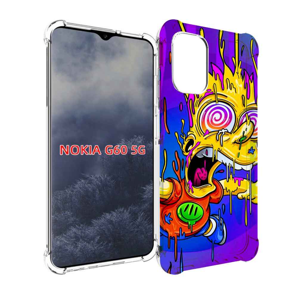 

Чехол MyPads Барт-арт-стрит для Nokia G60 5G, Прозрачный, Tocco