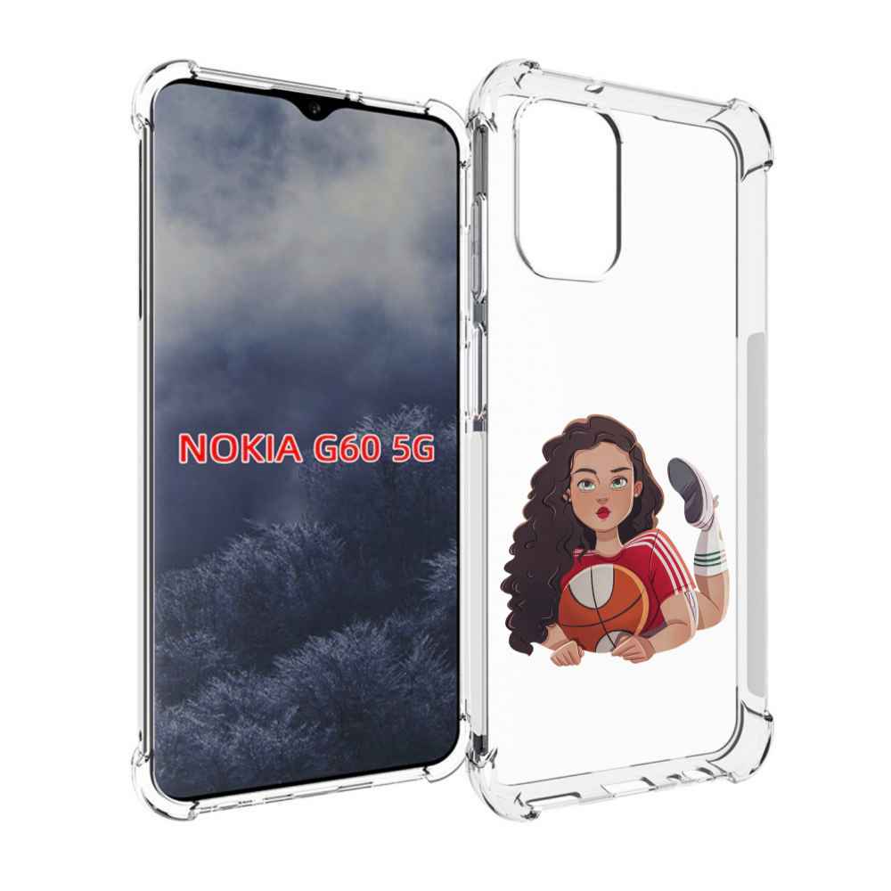 

Чехол MyPads Баскетболитска-в-гольфах женский для Nokia G60 5G, Прозрачный, Tocco