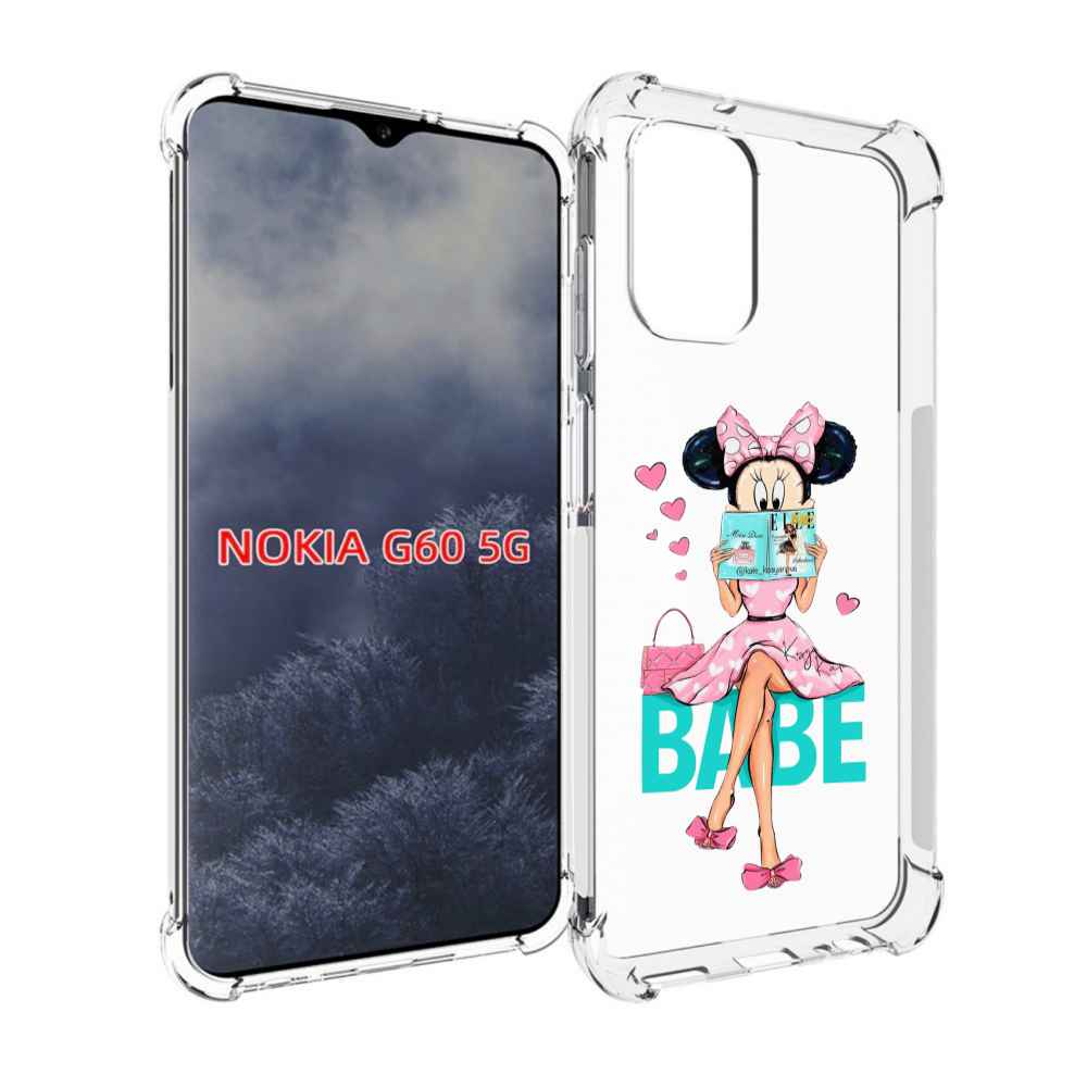 

Чехол MyPads Бейби-микки для Nokia G60 5G, Прозрачный, Tocco