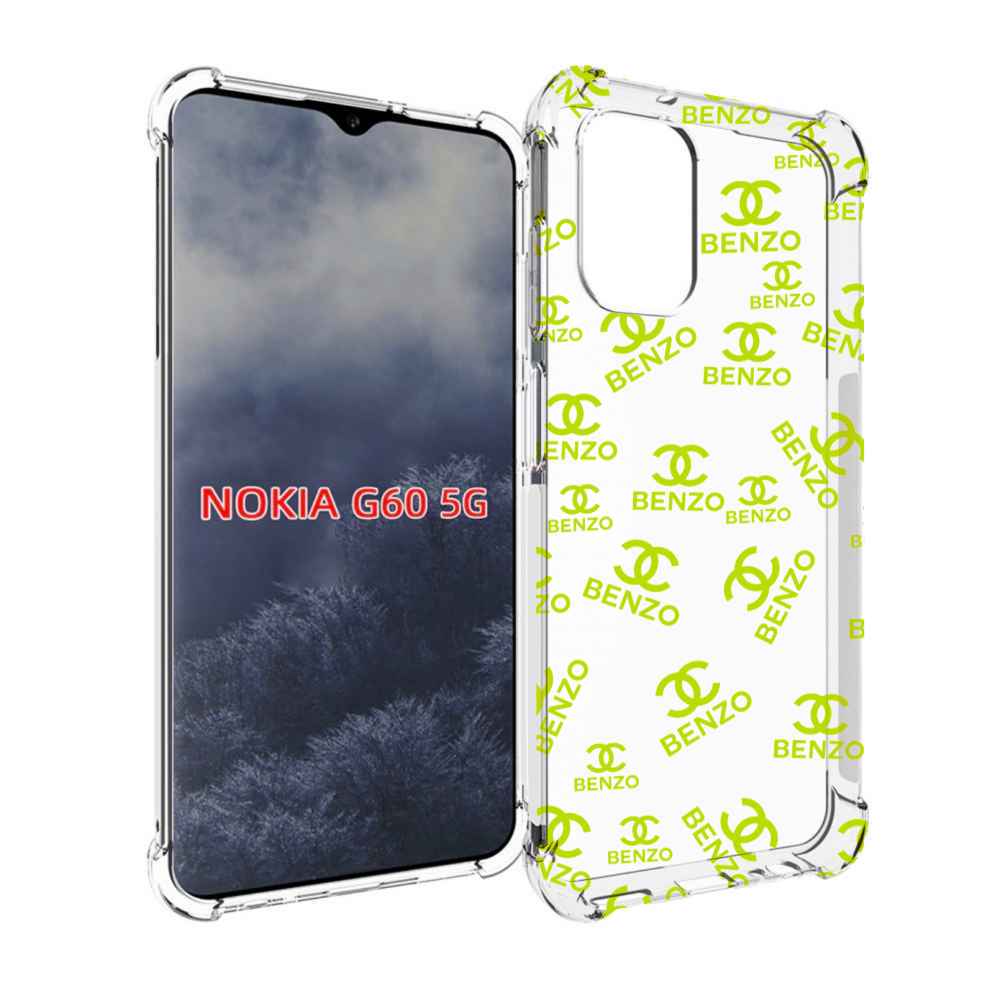 

Чехол MyPads Белый-Бензо для Nokia G60 5G, Прозрачный, Tocco