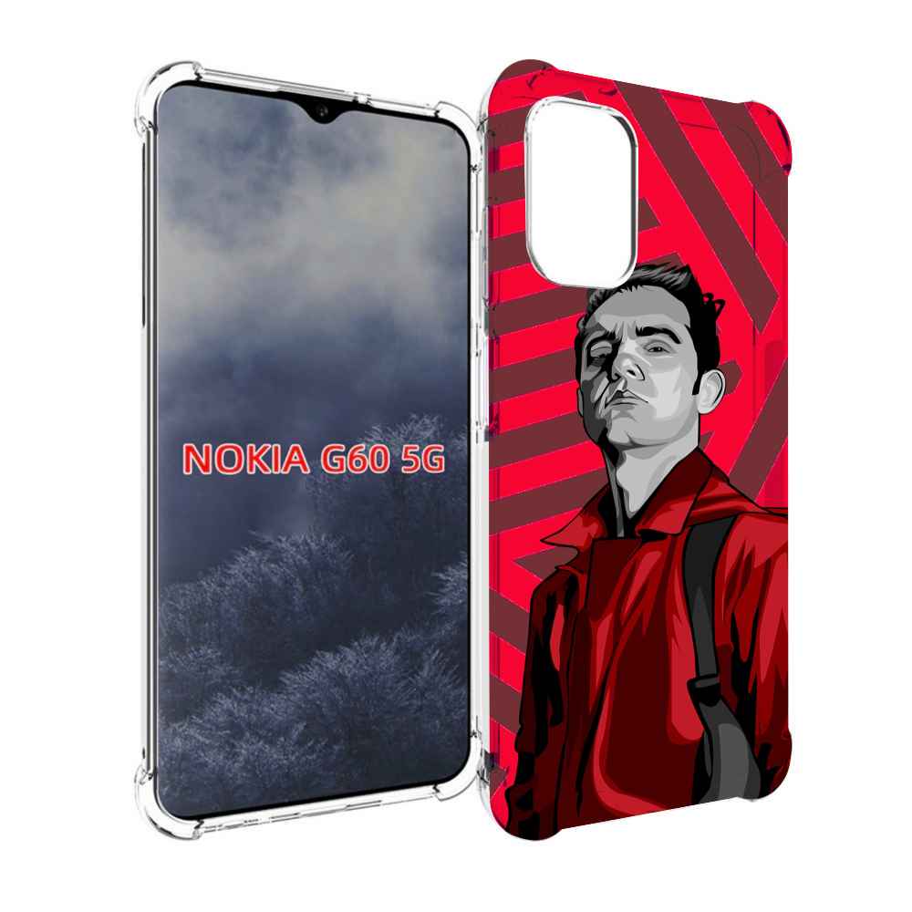 

Чехол MyPads Берлин-бумажный-дом для Nokia G60 5G, Прозрачный, Tocco