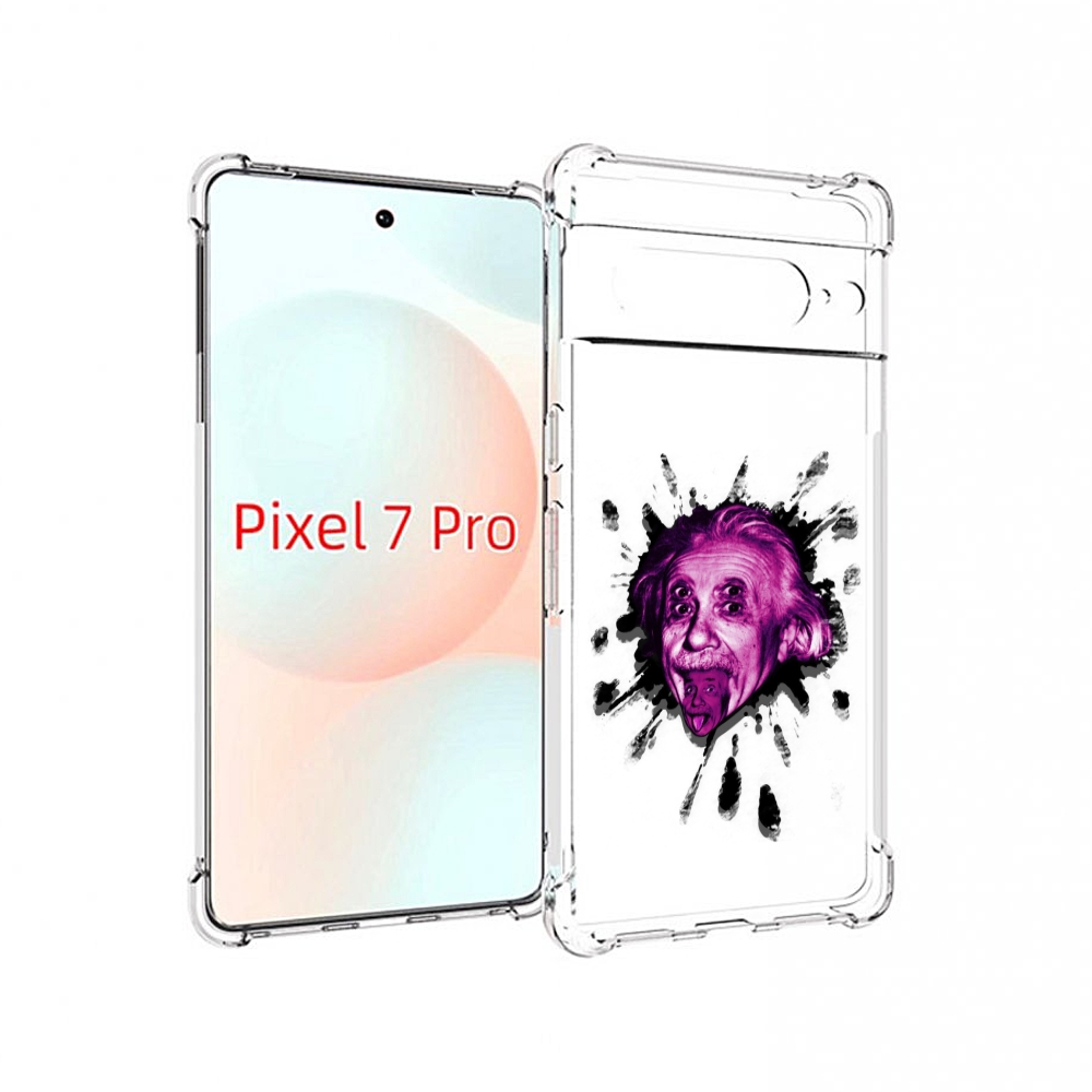

Чехол Mypads Эйнштейн Для Google Pixel 7 Pro, Прозрачный, Tocco