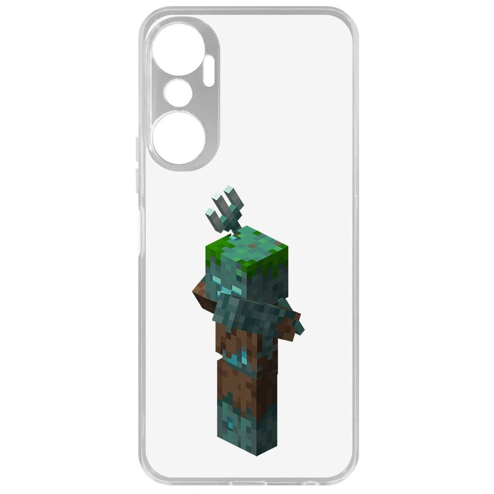 

Чехол-накладка Кейс Minecraft-Утопленник для Infinix Hot 20, Прозрачный