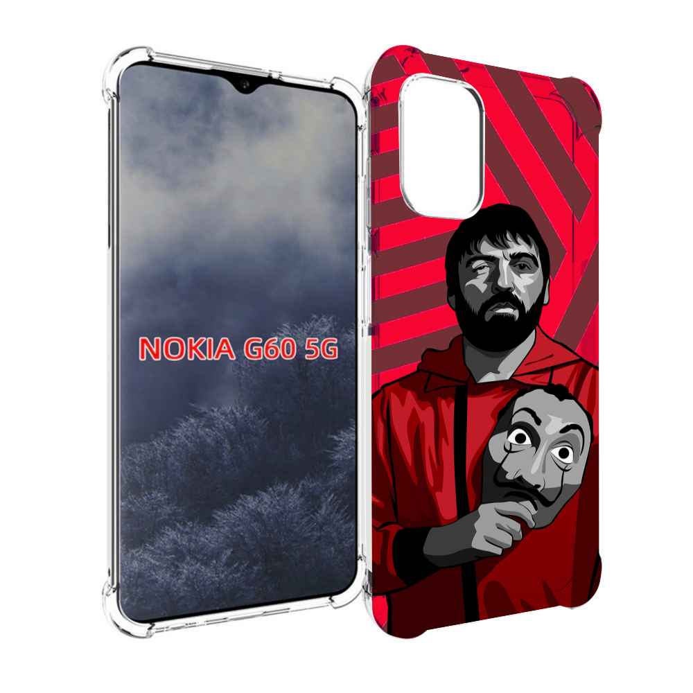 

Чехол MyPads Богата-Бумажный-дом для Nokia G60 5G, Прозрачный, Tocco
