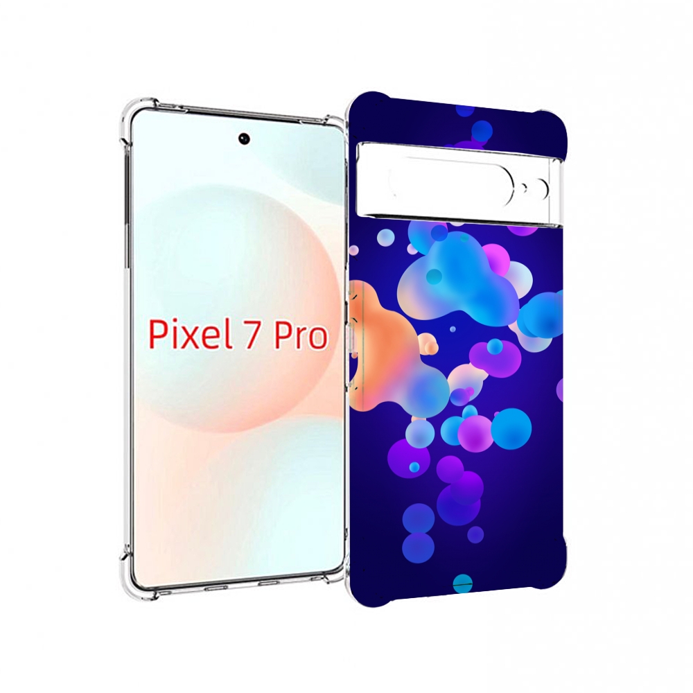 

Чехол Mypads Абстрактные-Пузырьки Для Google Pixel 7 Pro, Прозрачный, Tocco