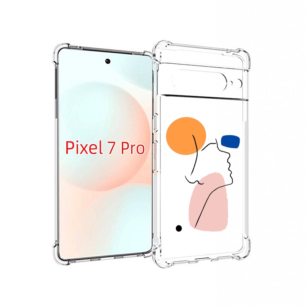 

Чехол Mypads Абстракция Девушки Женский Для Google Pixel 7 Pro, Прозрачный, Tocco