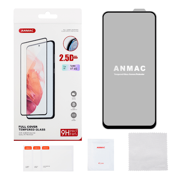 

Защитное стекло ANMAC для Xiaomi Note 9T 4G Full Cover Арт.1137361, Защитное стекло ANMAC для Xiaomi Note 9T 4G Full Cover