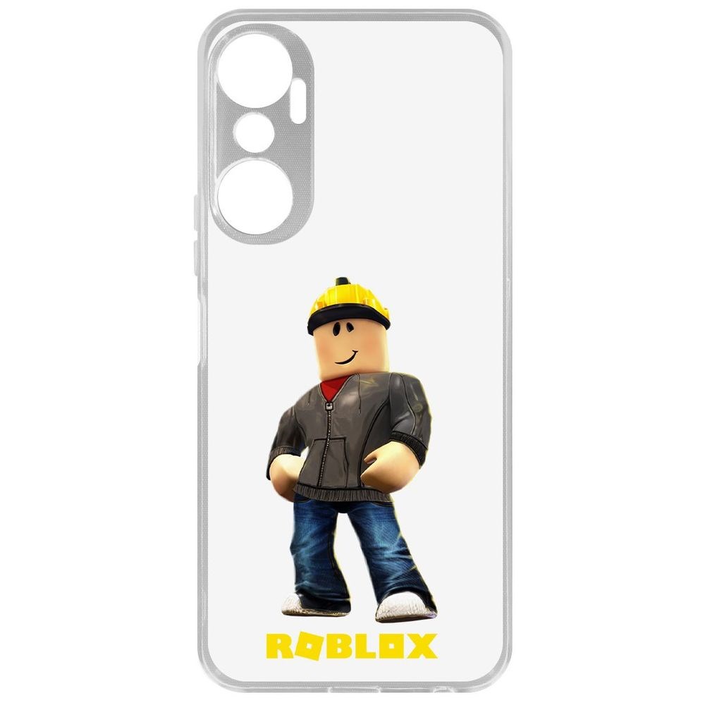 

Чехол-накладка Кейс Roblox-Строитель для Infinix Hot 20, Прозрачный