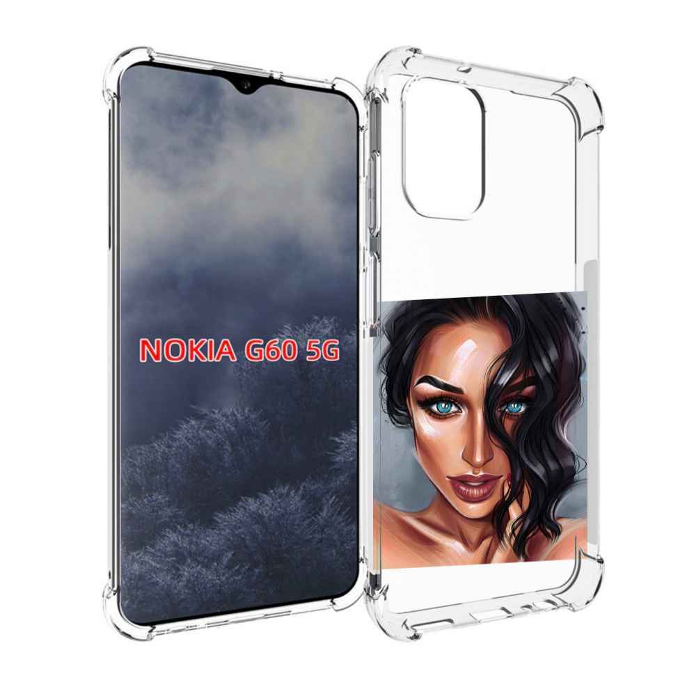 

Чехол MyPads Брюнетка для Nokia G60 5G, Прозрачный, Tocco