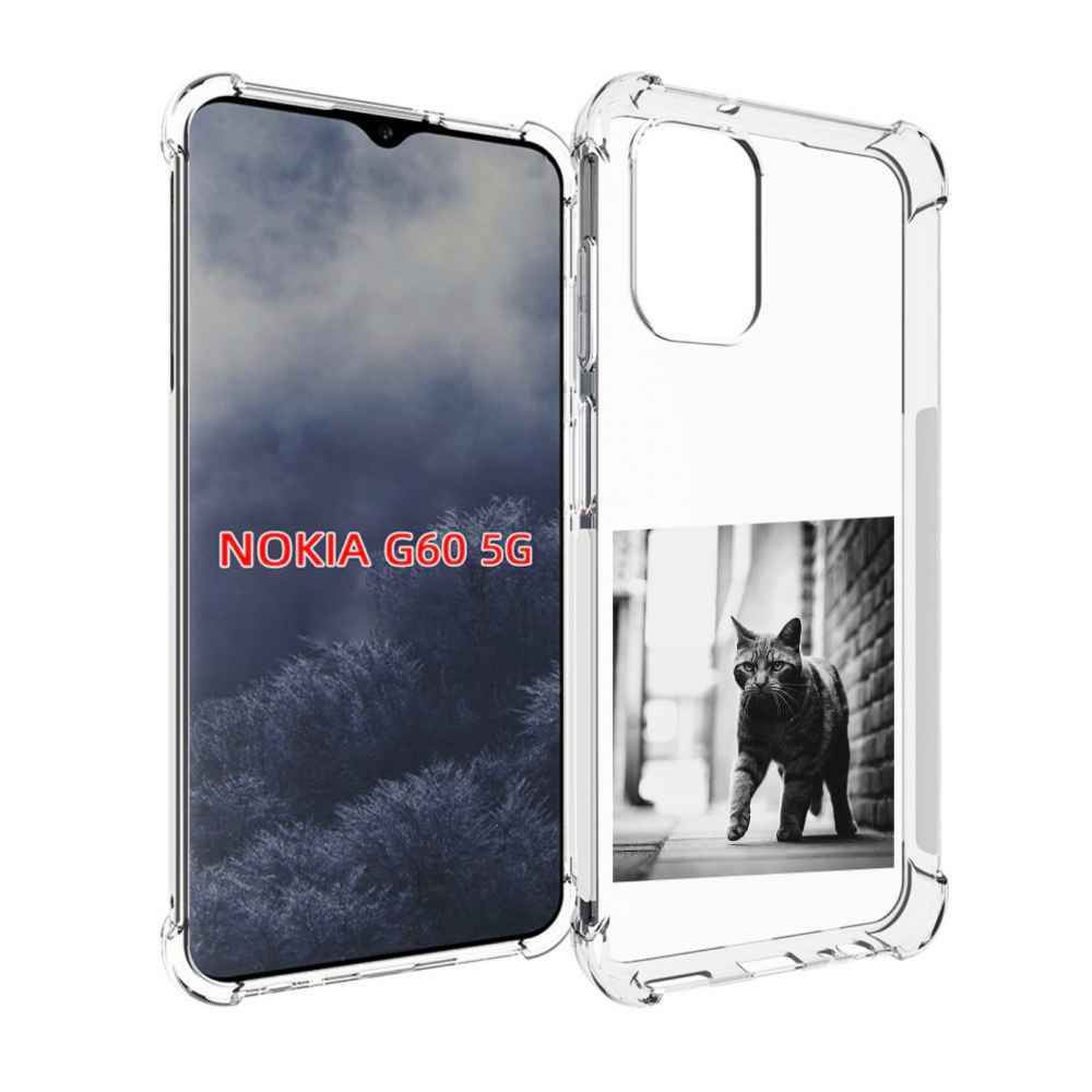 

Чехол MyPads Важный-кот для Nokia G60 5G, Прозрачный, Tocco