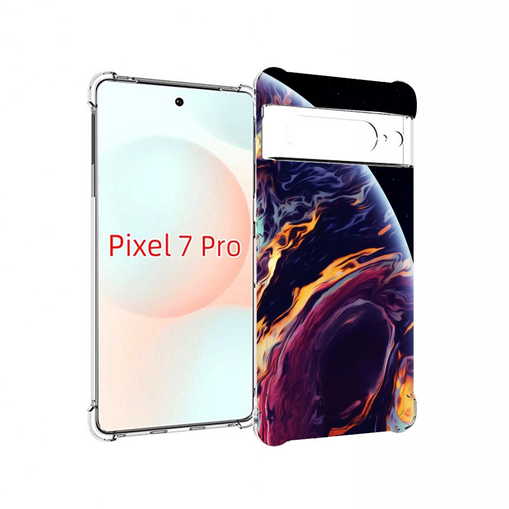 

Чехол Mypads Акварельная Планета Для Google Pixel 7 Pro, Прозрачный, Tocco