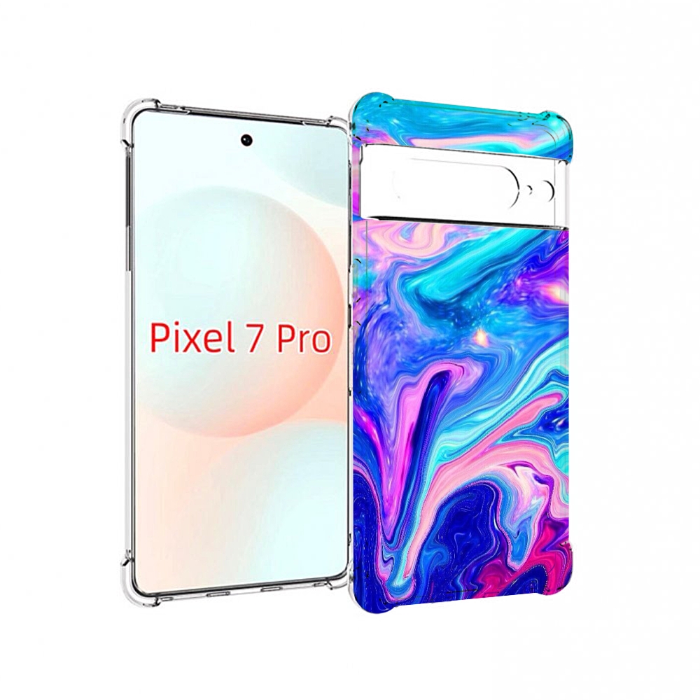 

Чехол Mypads Акварельные-Краски Для Google Pixel 7 Pro, Прозрачный, Tocco
