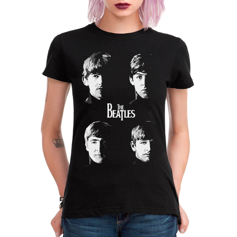 

Футболка женская DS Apparel The Beatles 555956-1 черная 3XL, Черный, The Beatles 555956-1