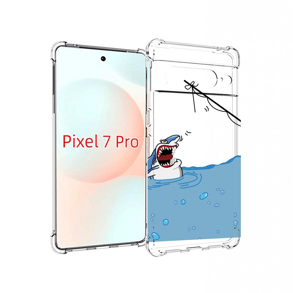 

Чехол Mypads Акула-Рисунок Для Google Pixel 7 Pro, Прозрачный, Tocco