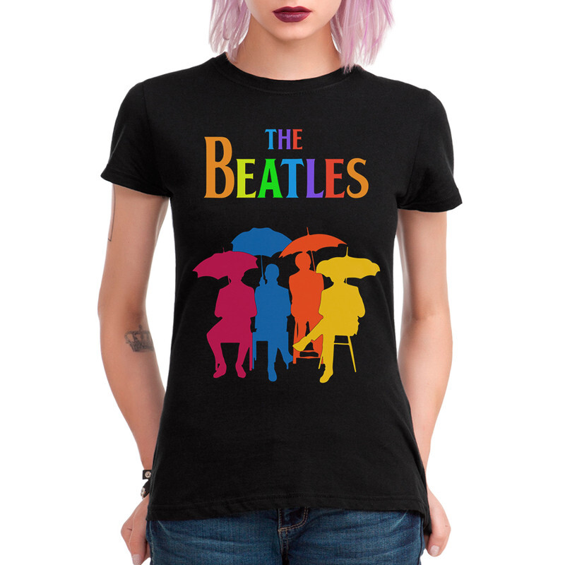 

Футболка женская DS Apparel The Beatles 555957-1 черная 2XL, Черный, The Beatles 555957-1