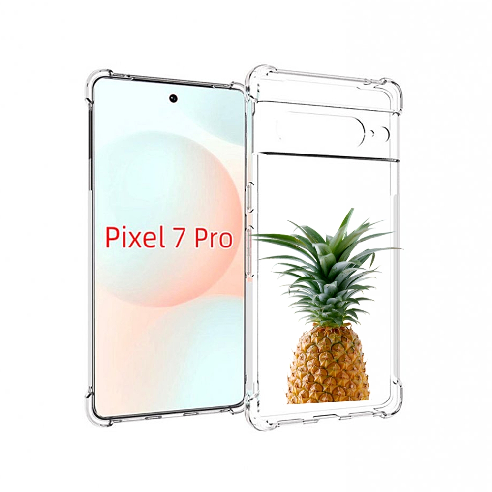 

Чехол Mypads Ананас Для Google Pixel 7 Pro, Прозрачный, Tocco