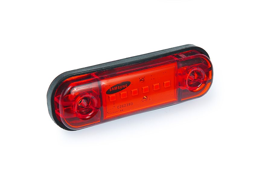 

Габарит светодиодный MINI 6 LED Маркерный Красный (12-24V)
