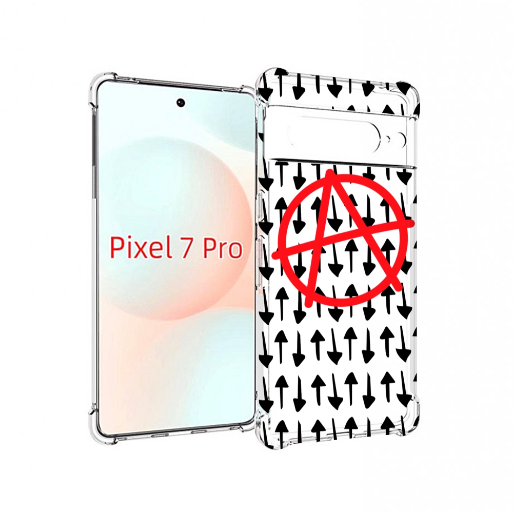 

Чехол Mypads Анархия-Панк Для Google Pixel 7 Pro, Прозрачный, Tocco