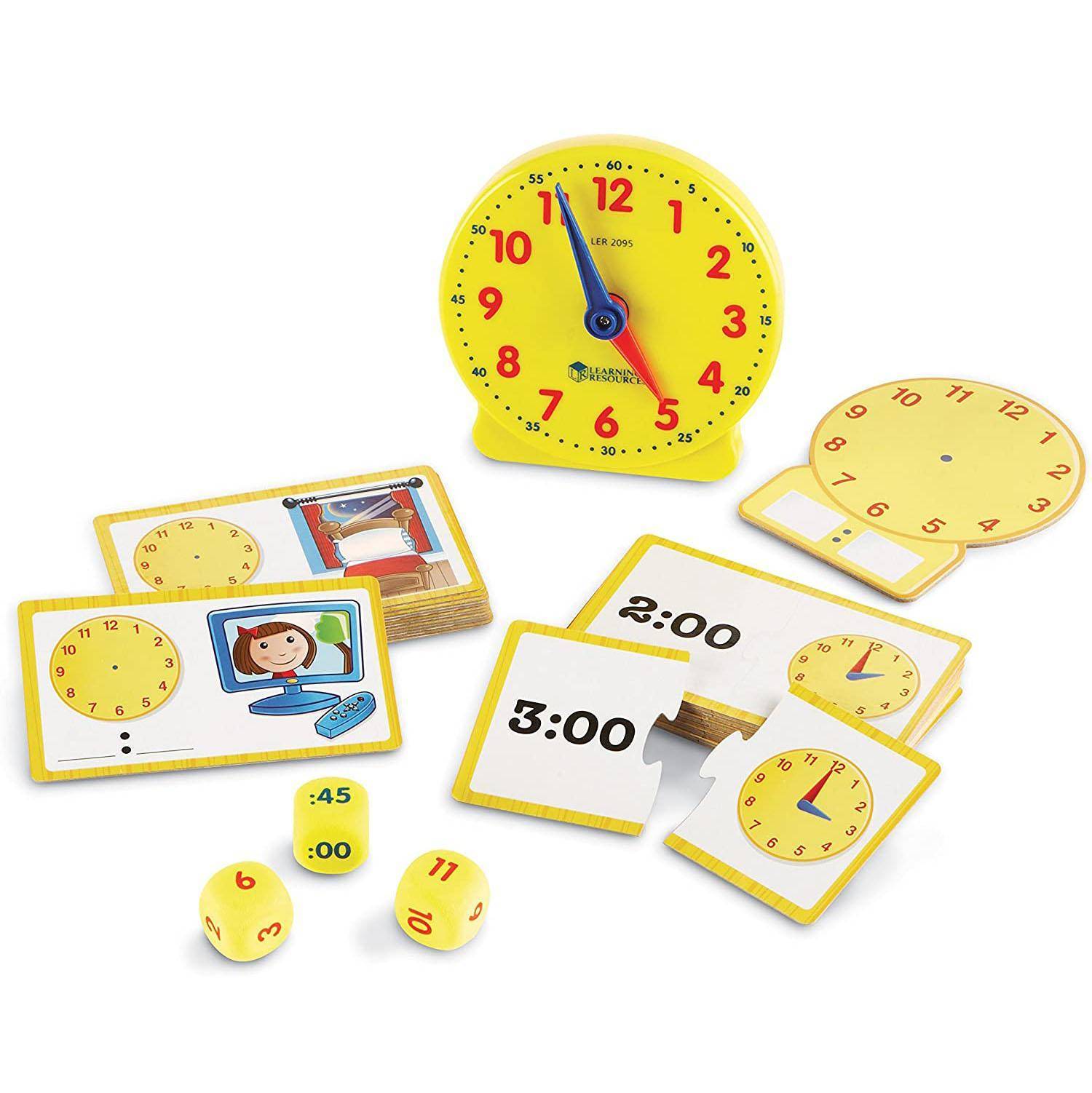 Развивающая игрушка Learning Resources Учимся определять время, 41 элемент LER3220 учимся определять время по часам