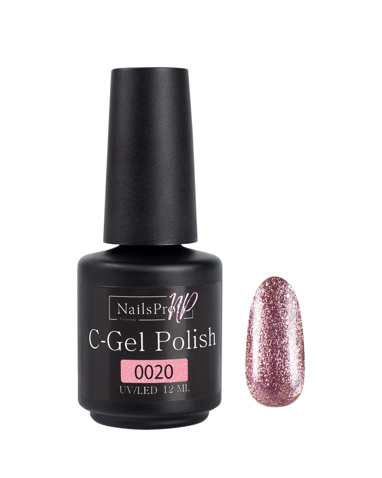 фото Гель лак для ногтей маникюра педикюра nailsprofi /c-gel polish-s 0020 - 12 мл