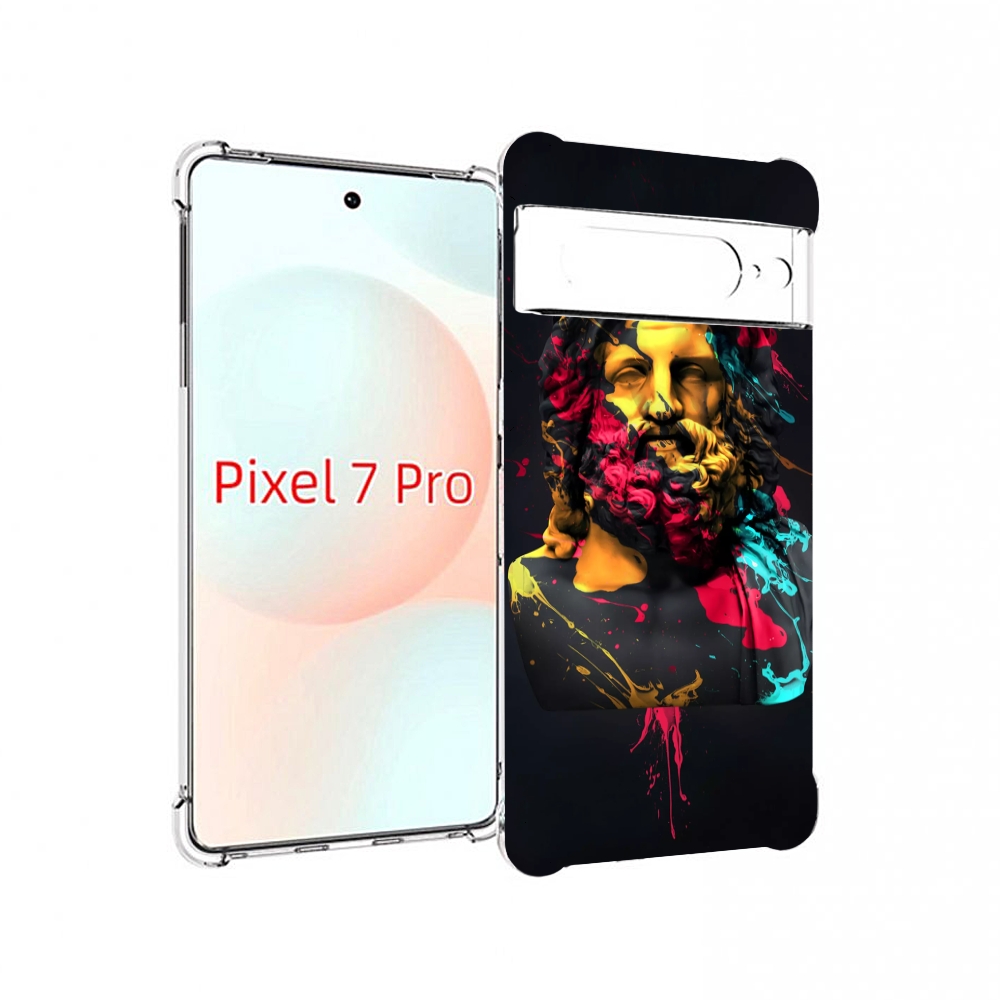 

Чехол Mypads Арт-Статуя-Краски Для Google Pixel 7 Pro, Прозрачный, Tocco