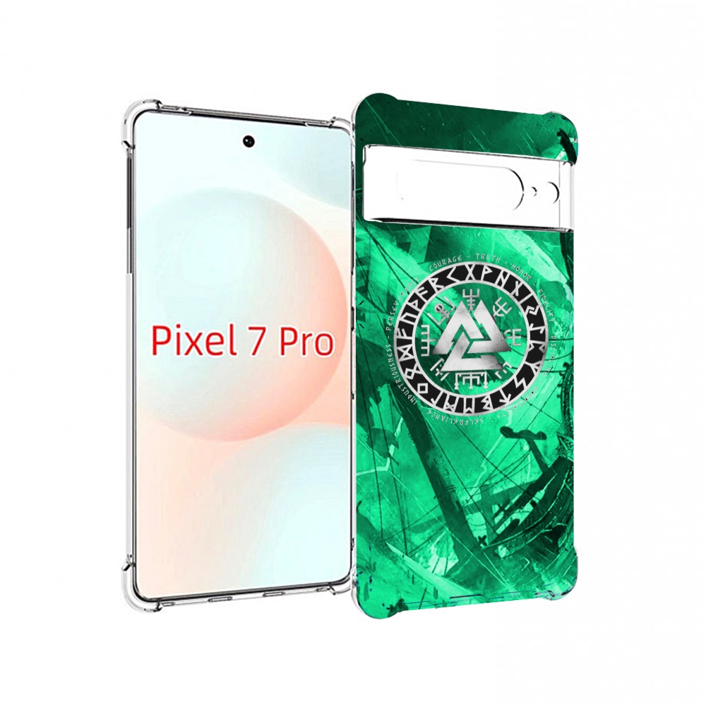 

Чехол Mypads Ассасин-Крид-2020-Рагнарек Мужской Для Google Pixel 7 Pro, Прозрачный, Tocco