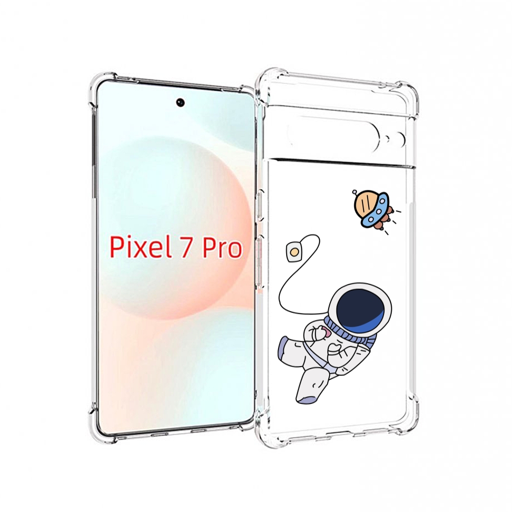 

Чехол Mypads Астронавт Для Google Pixel 7 Pro, Прозрачный, Tocco