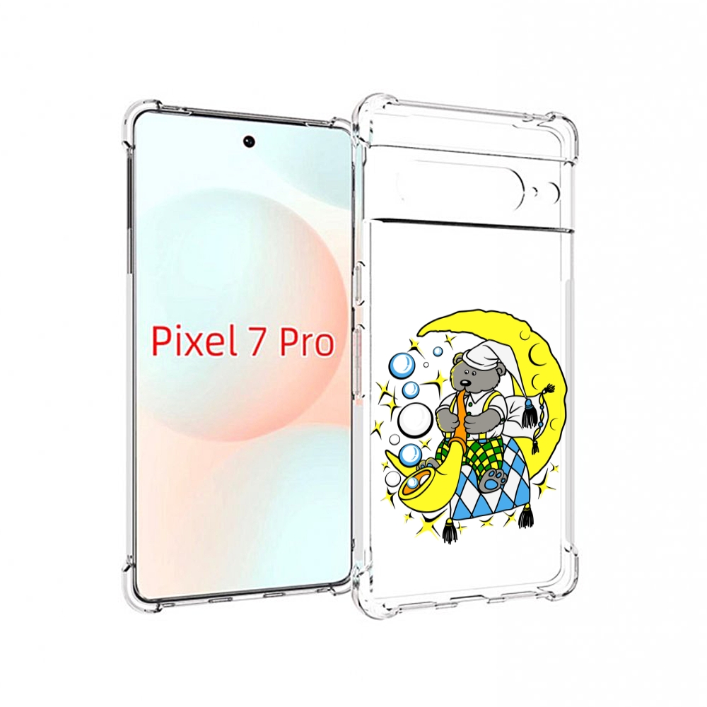 

Чехол Mypads Сырная Луна Для Google Pixel 7 Pro, Прозрачный, Tocco