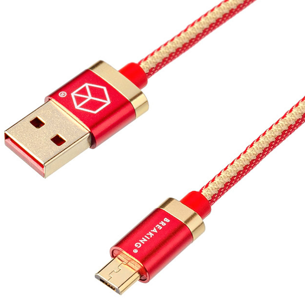 Кабель Breaking Denim USB - Lightning 1m. (Черный)