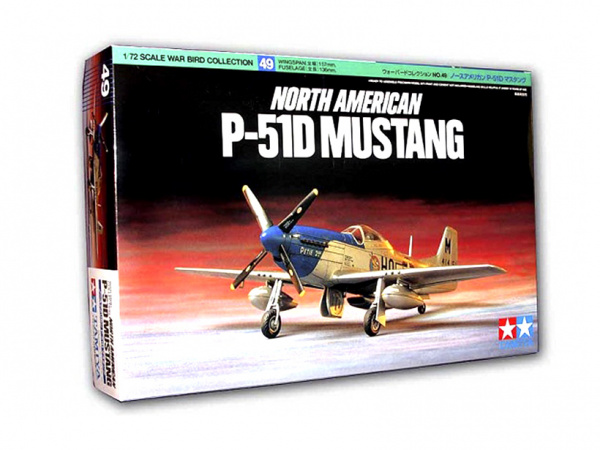 

Сборная модель 60749 Tamiya 1/72 North American P-51D Mustang