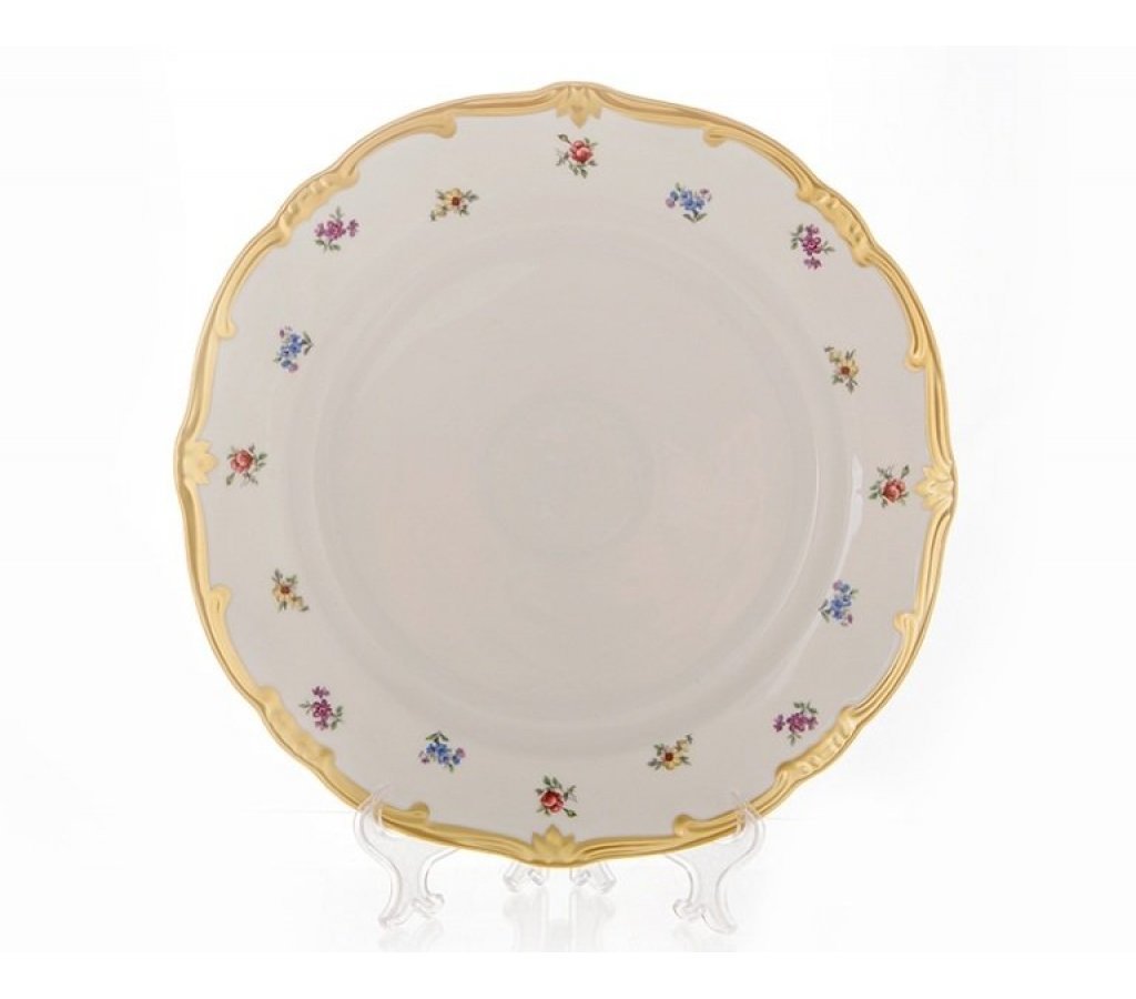 

Блюдо 30см Weimar Porzellan Мейсенский цветок, Белый, 38781-08