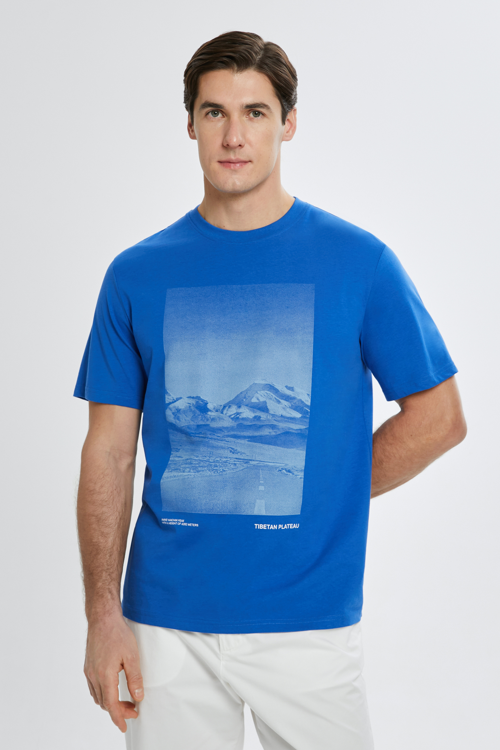 

Футболка мужская Finn Flare FBD210106-1P синяя 3XL, Синий, FBD210106-1P
