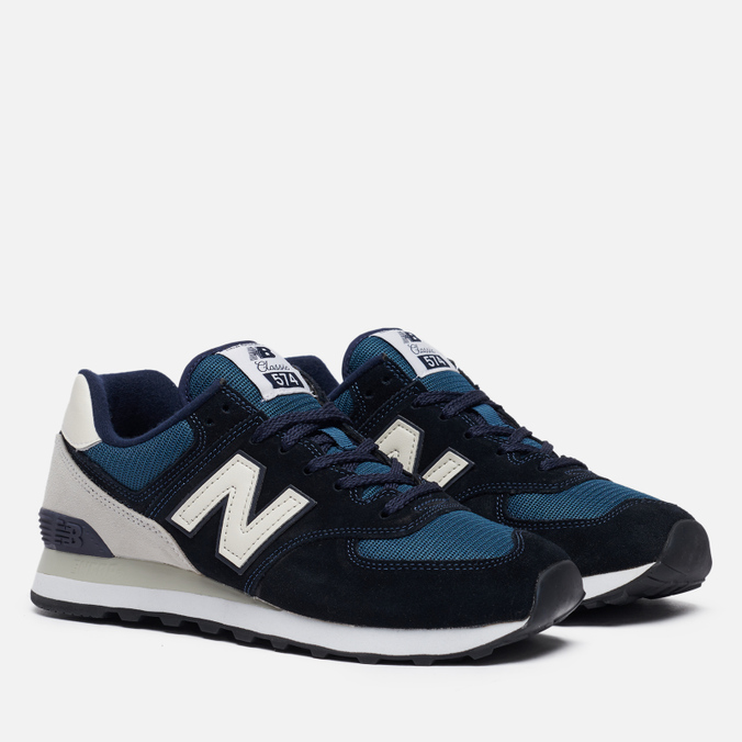 фото Кроссовки мужские new balance ml574bd2 history class pack синие 45.5 eu