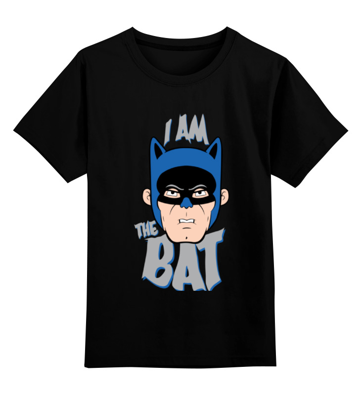 

Футболка детская Printio I am the bat цв. черный р. 164, I am the bat
