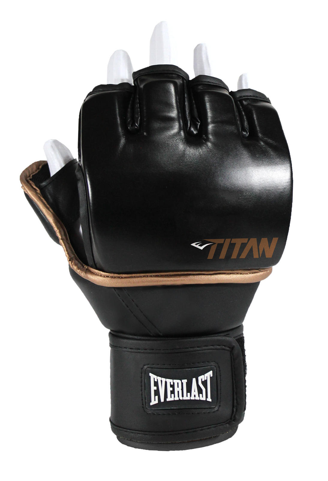 

Перчатки тренировочные Titan Grappling LXL черн., Черный;золотистый