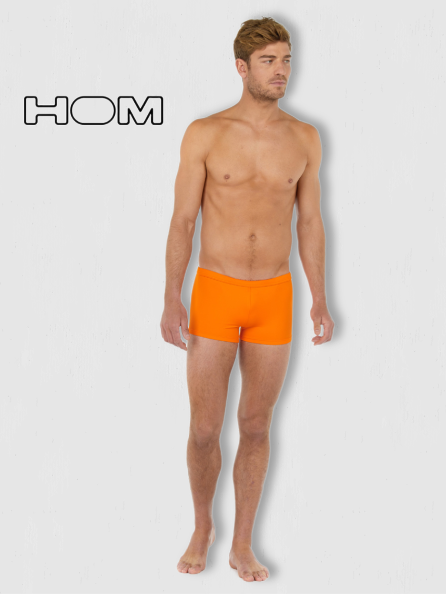 

Плавки мужские Hom 402535 оранжевые XL, Оранжевый, 402535