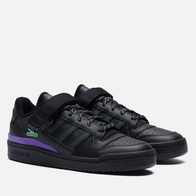 фото Кроссовки женские adidas forum low city moscow черные 46 eu