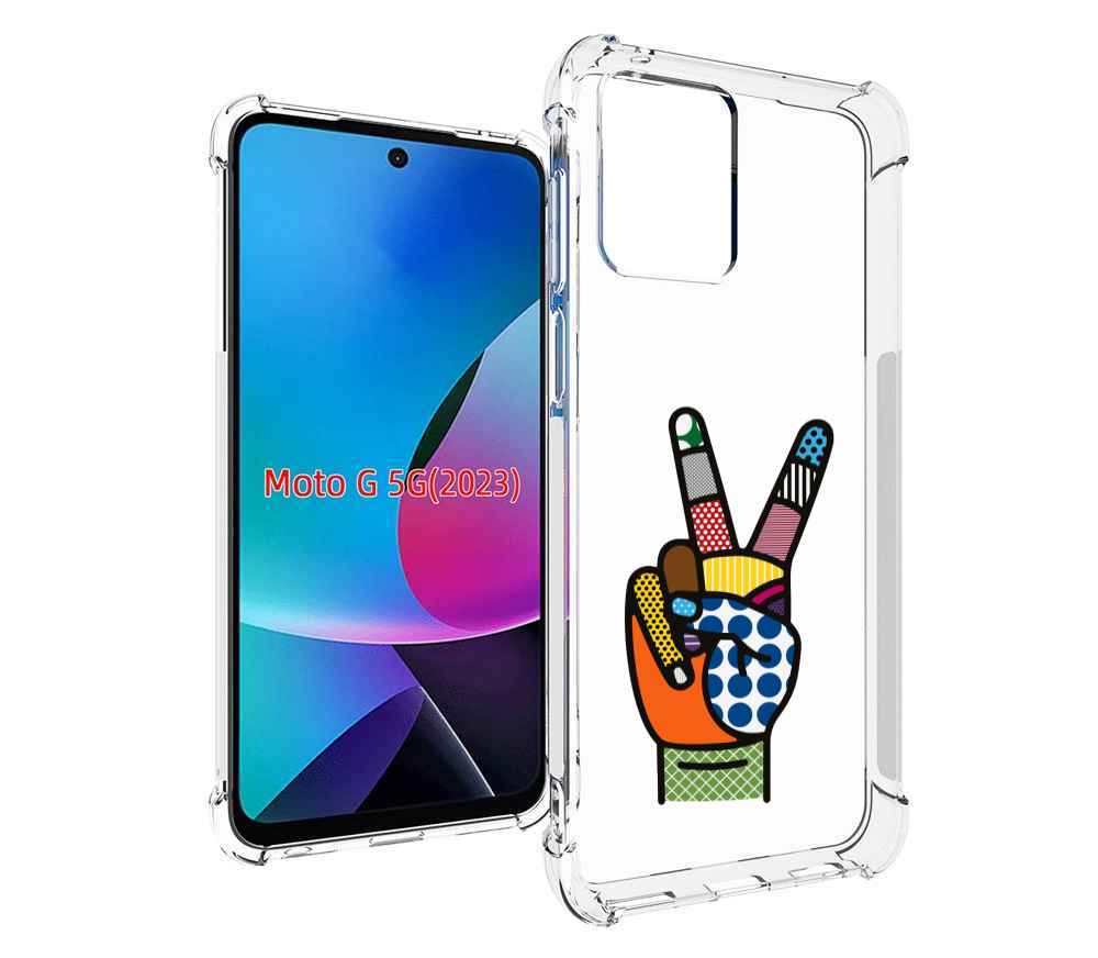 

Чехол MyPads йоу пальчики для MOTO G 5G 2023, Tocco