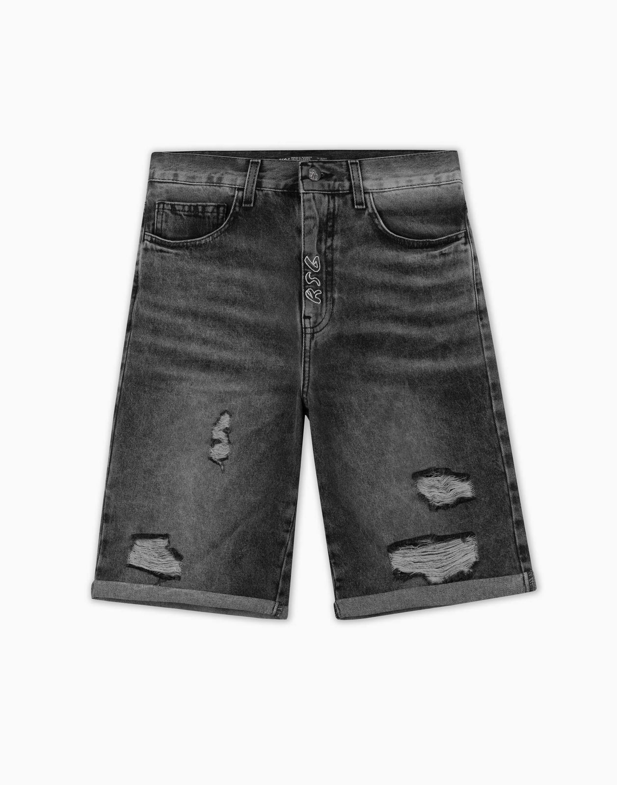 

Шорты для мальчика Gloria Jeans BSH007677 серый /серый-айс/ 7-8л/128, BSH007677