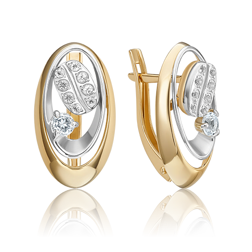 

Серьги из красного золота с топазом PLATINA jewelry 02-4923-00-201-1121, 02-4923-00-201-1121