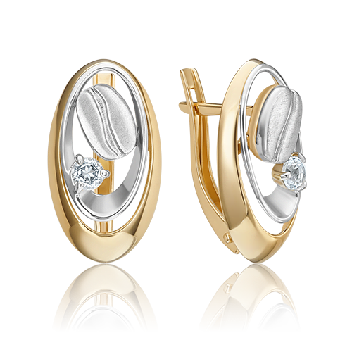

Серьги из красного золота с топазом PLATINA jewelry 02-4923-01-201-1121, 02-4923-01-201-1121