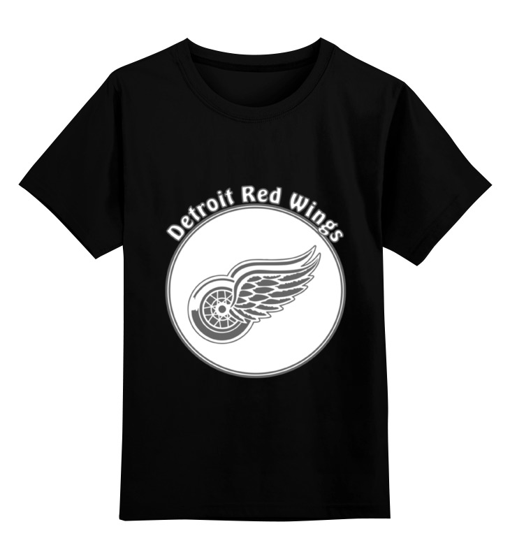 

Футболка детская Printio Detroit red wings цв. черный р. 164, Detroit red wings