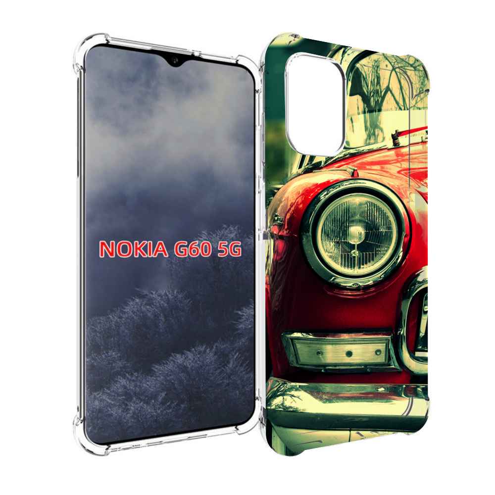 

Чехол MyPads Винтажная-машина мужской для Nokia G60 5G, Прозрачный, Tocco
