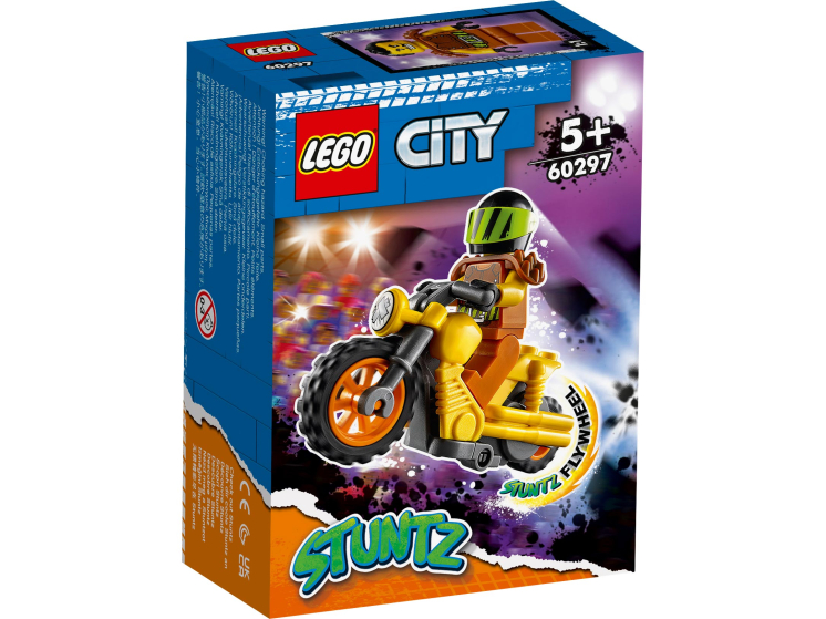Конструктор LEGO City Разрушительный трюковый мотоцикл 60297 lego city медвежий трюковый мотоцикл 60356