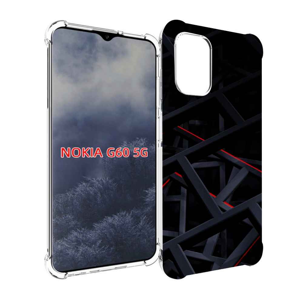 

Чехол MyPads Геометрия для Nokia G60 5G, Прозрачный, Tocco