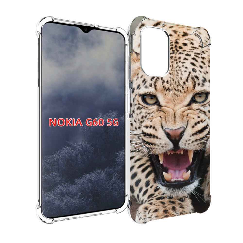 

Чехол MyPads Гепард-красивый мужской для Nokia G60 5G, Прозрачный, Tocco