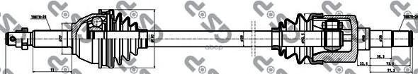 

Привод В Сборе Ford Transit Bus (Fd Fb Fs Fz Fc) GSP 218035, 218035