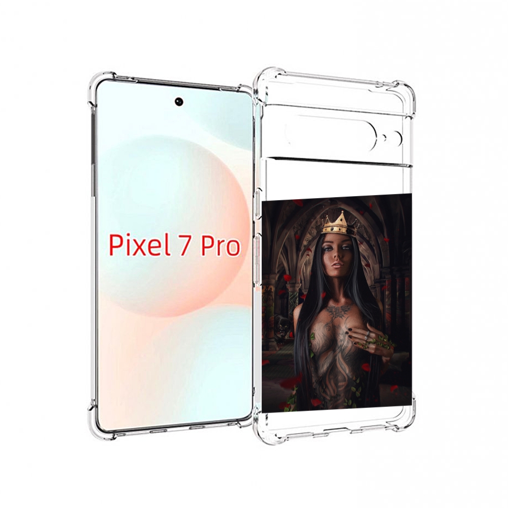 

Чехол Mypads Багровый-Пик Для Google Pixel 7 Pro, Прозрачный, Tocco