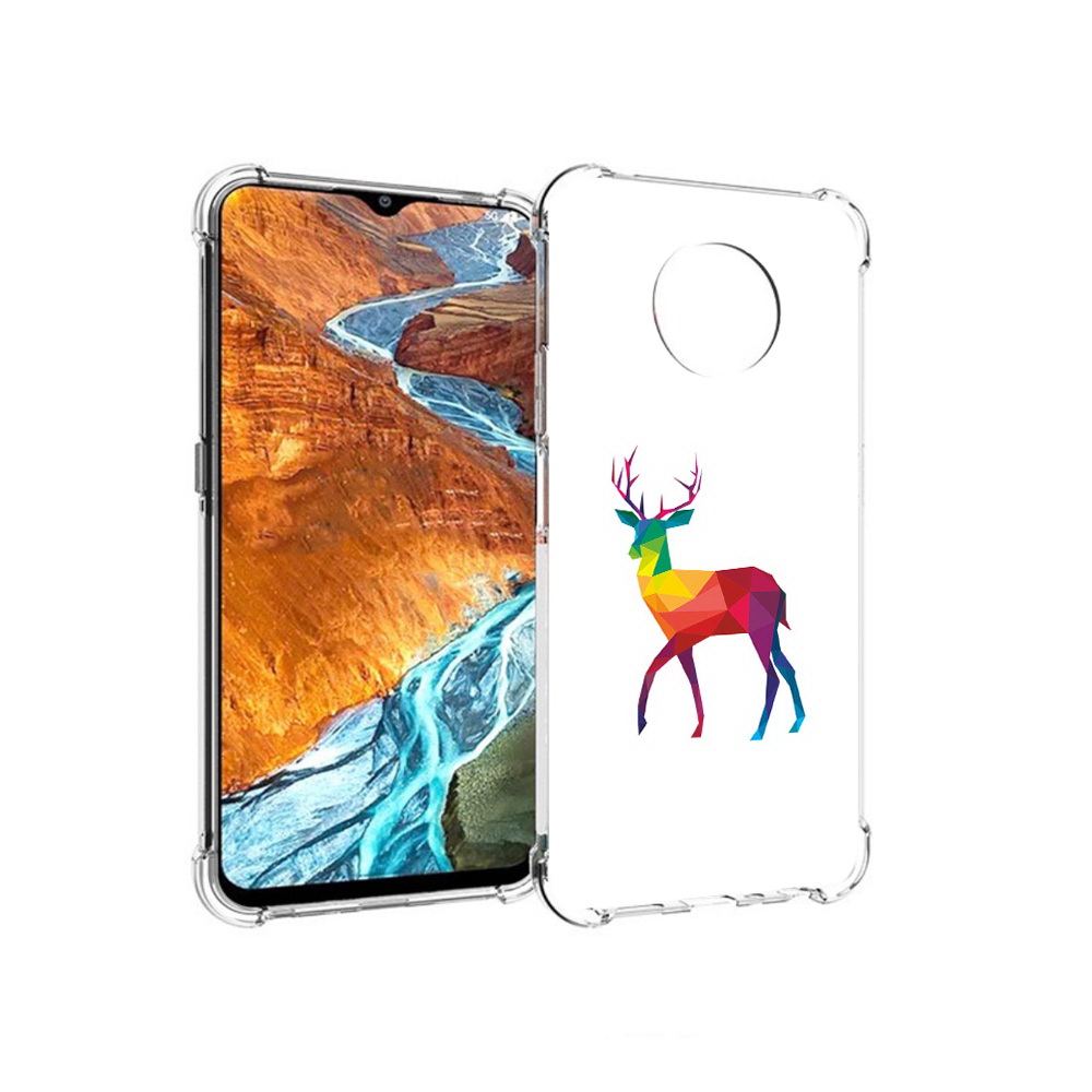 

Чехол MyPads Tocco для Nokia G300 геометрический олень (PT224563.108.286), Прозрачный, Tocco