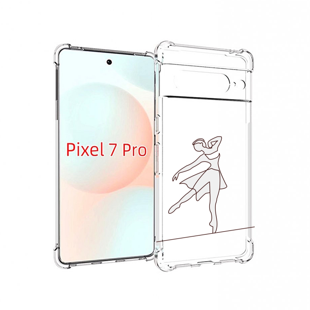 

Чехол Mypads Балерина-Белая Для Google Pixel 7 Pro, Прозрачный, Tocco